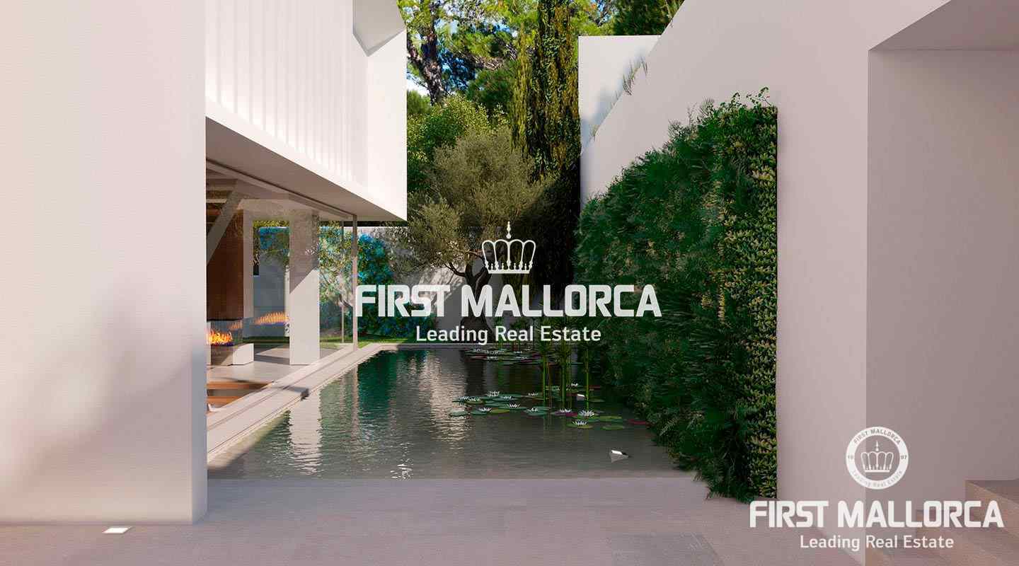 Luxus Villa im Bau mit privatem Hafenzugang und fantastischem Blick auf