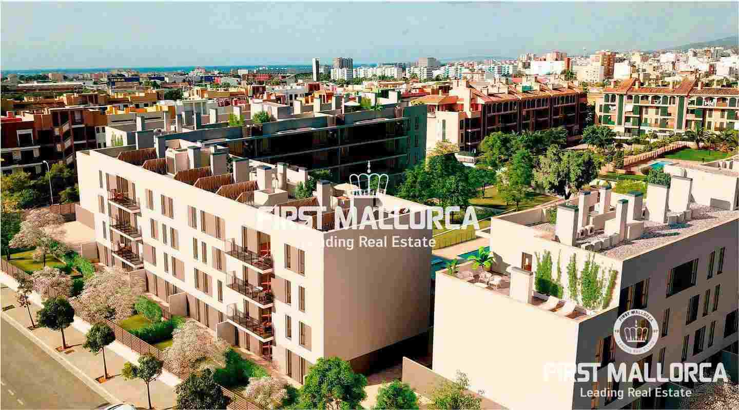 New build apartments in Palma