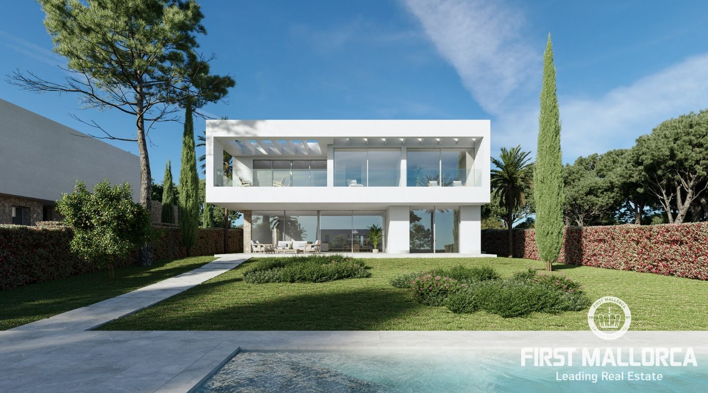 Nueva promoción Villa moderna en el estilo Bauhaus con vistas al mar