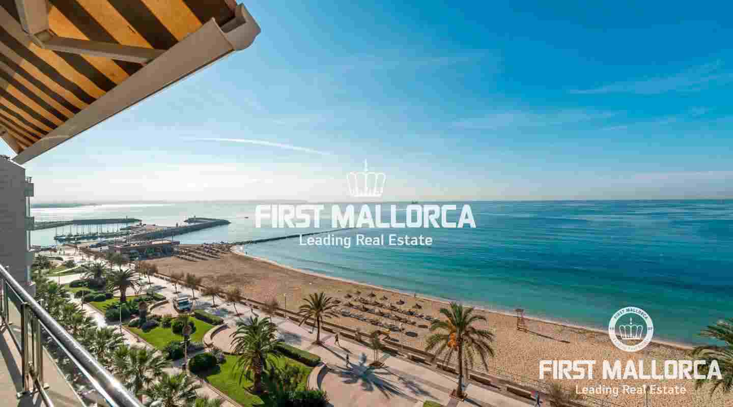 Mallorca Wohnung Zum Verkauf Beeindruckendes Penthouse Mit Privat Pool In Exclusiver 1 Er Meereslinie In Portixol