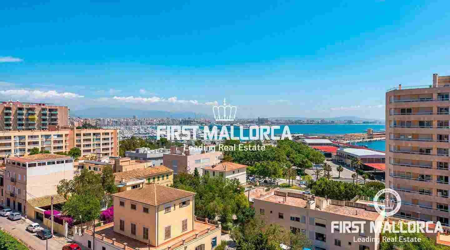 Ausgezeichnetes Penthouse mit tollem Blick am Paseo Marítimo in Palma