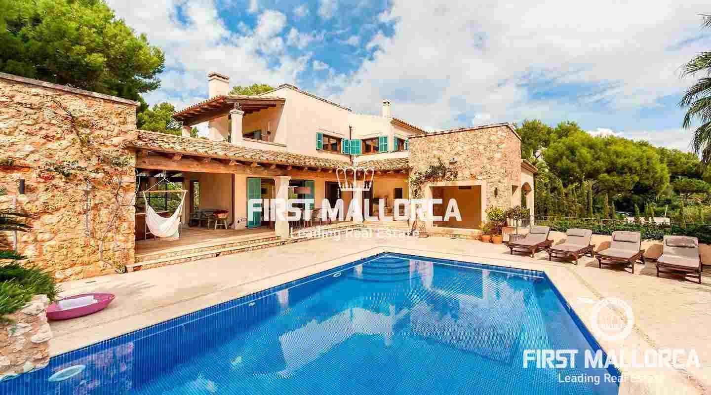 Fantastische, mediterrane Familien-Villa im Finca-Stil in Santa Ponsa